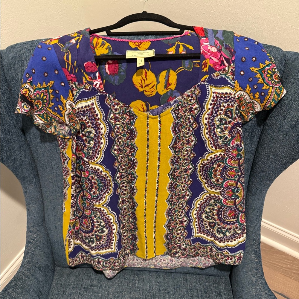 Anthropologie Moulinette Soeurs blouse